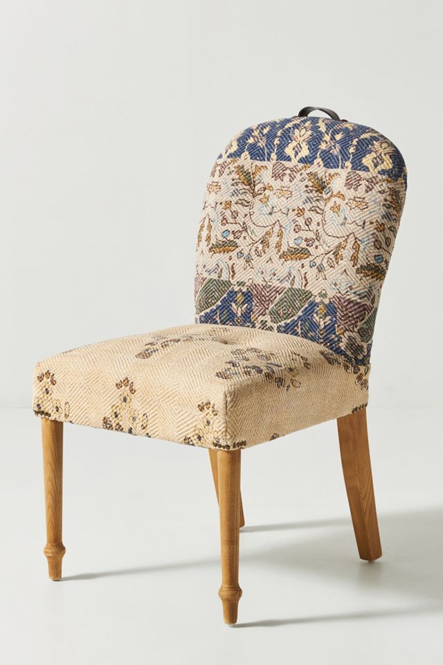 Rug-Upholstered Folkthread Dining Chair #1