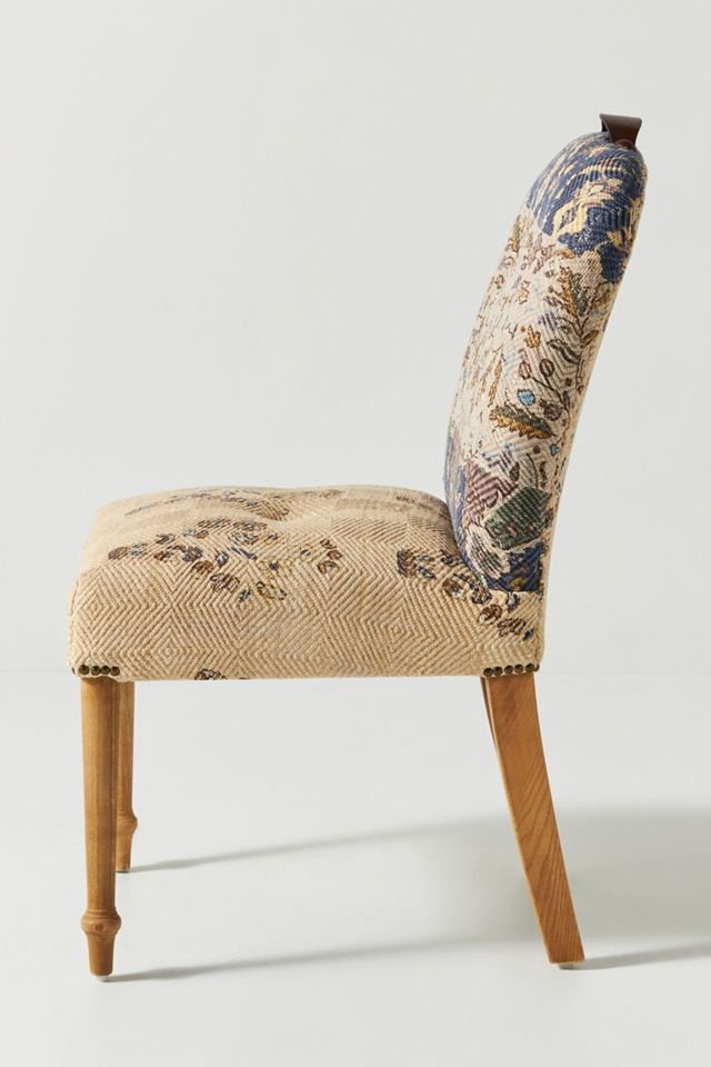 Rug-Upholstered Folkthread Dining Chair #2