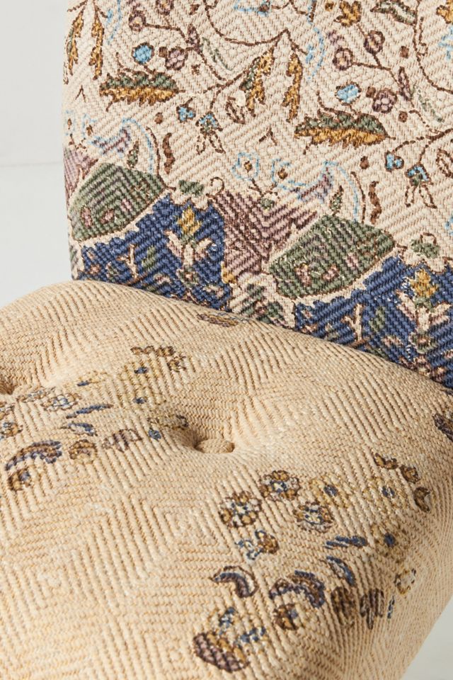 Rug-Upholstered Folkthread Dining Chair #5
