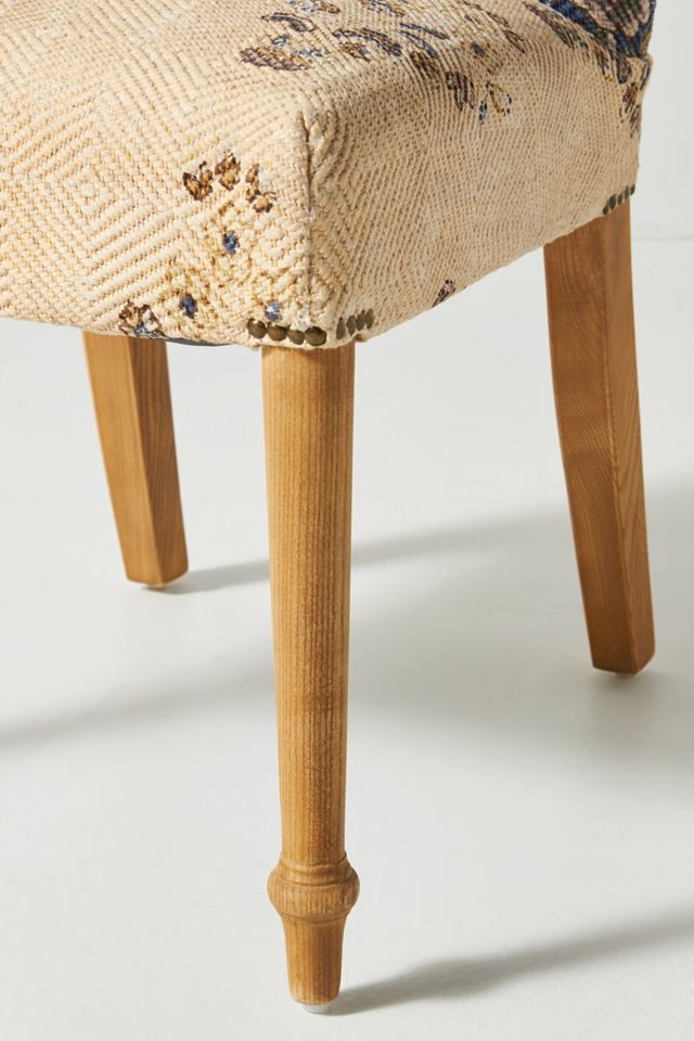 Rug-Upholstered Folkthread Dining Chair #6