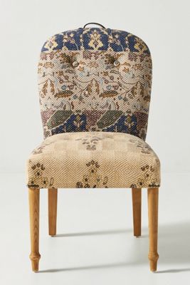 Rug-Upholstered Folkthread Dining Chair