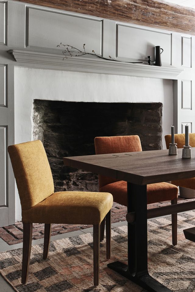 Linen Blend Seneca Dining Chair #7