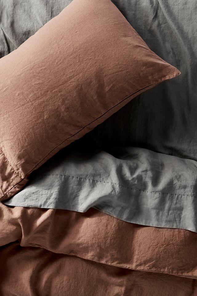Full Slate Organic Cotton Percale Sheet Set