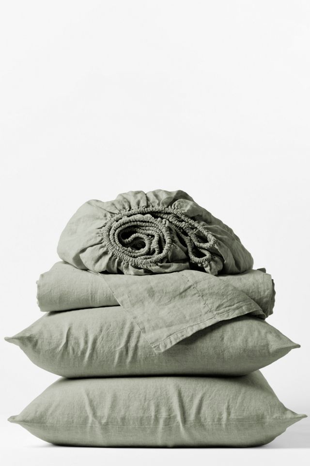 Laurel Full Organic Cotton Percale Sheet Set
