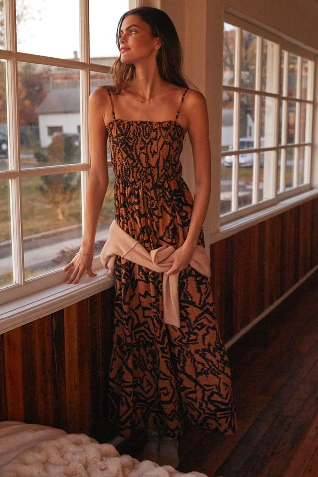 Smocked Sleep Maxi Dress #1