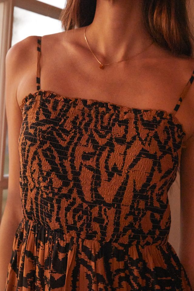 Smocked Sleep Maxi Dress #3