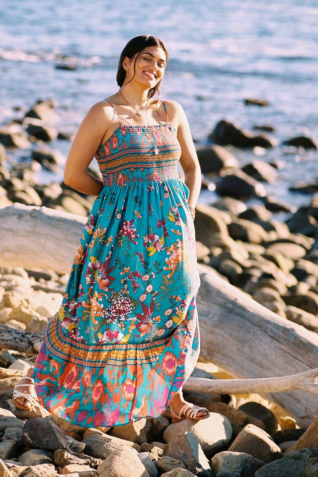 Smocked Sleep Maxi Dress | Anthropologie