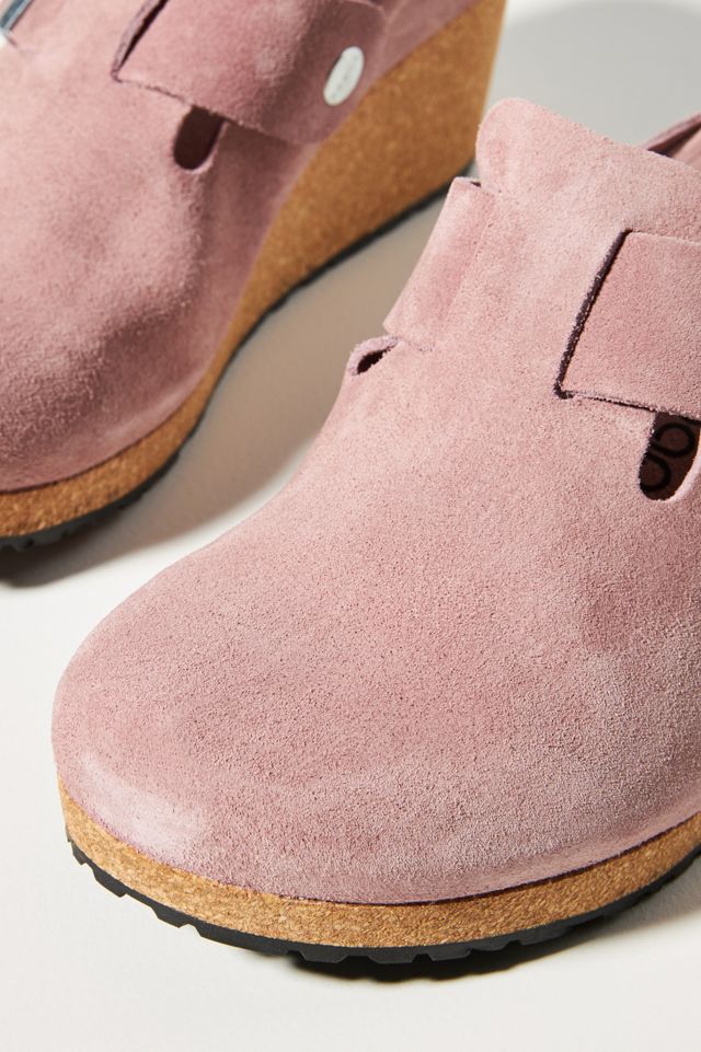 papillio by birkenstock fanny suede wedge clogs