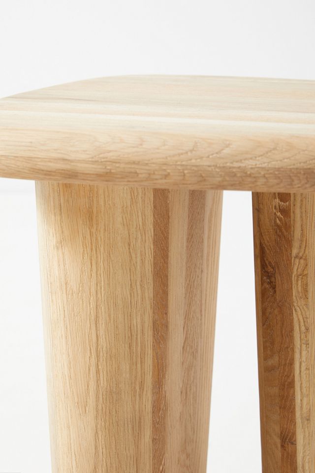 Kalle Sculptural Oak Side Table #1