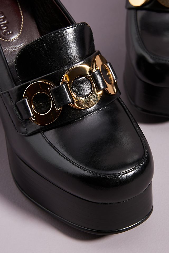 See by Chloe Platform Heeled Loafers | Anthropologie See by Chloe Platform Heeled Loafers | Anthropologie