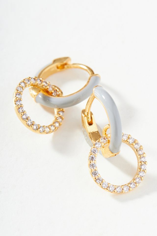 Vera Huggie Drop Earrings #1