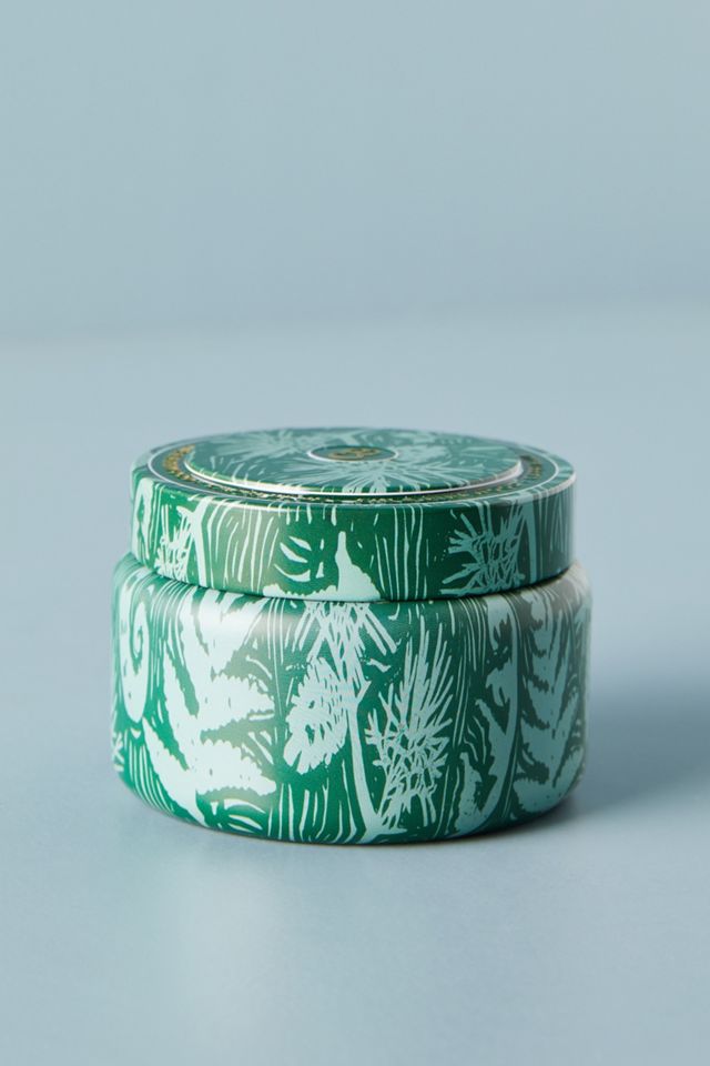 Capri Blue Fir & Firewood Candle Tin Anthropologie