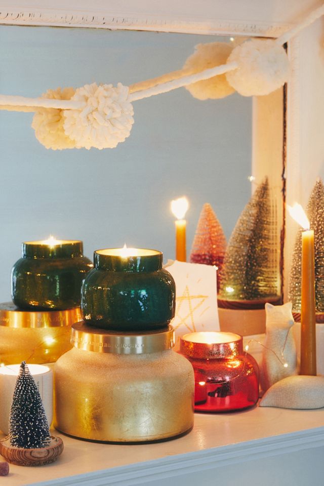 Capri Blue Fir & Firewood Jar Candle #1