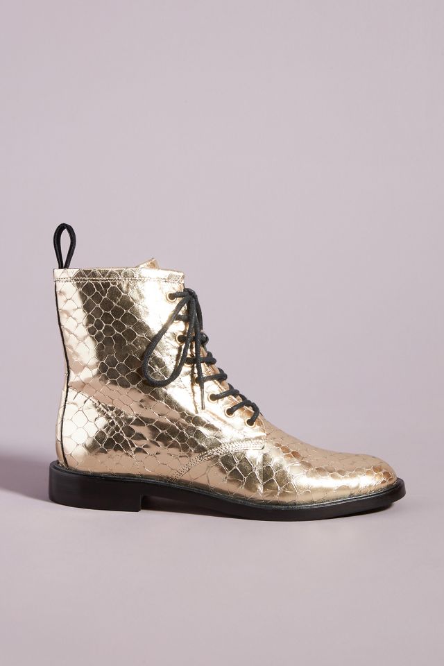 Schutz on sale gold boots