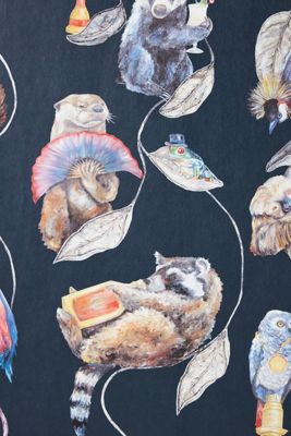 House of Hackney Empire Animal Midnight Wallpaper