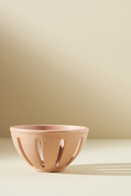 Cottage Stoneware Berry Basket