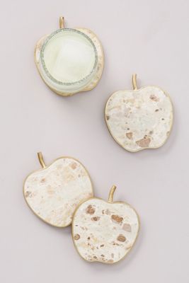 Apple Of My Eye Coasters, Set of 4
