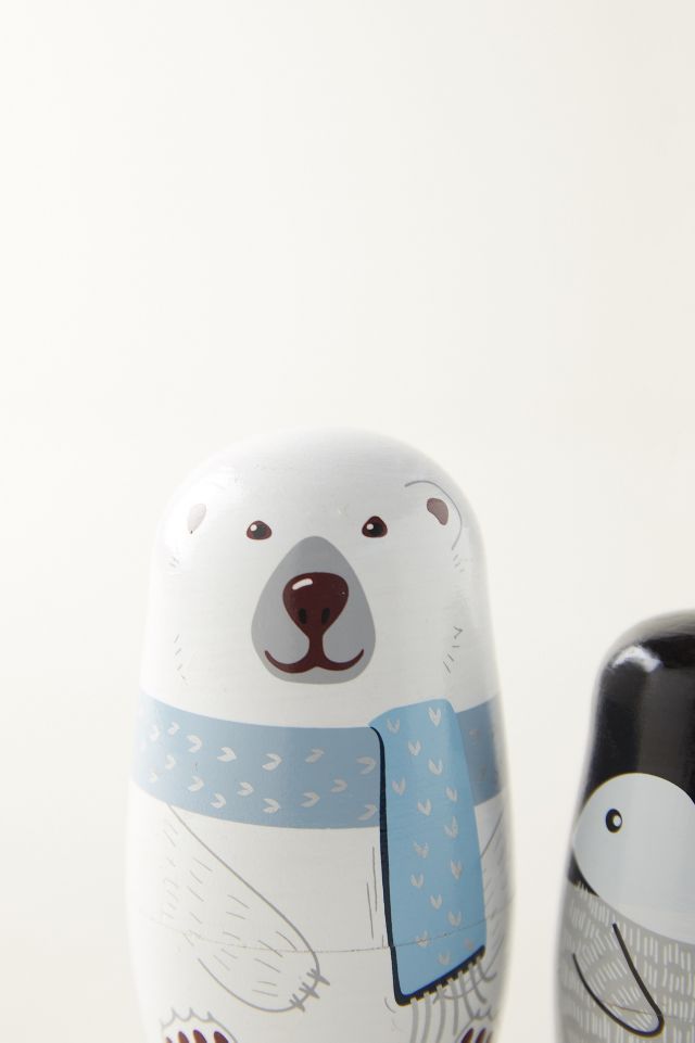 Polar Bear Matryoshka Nesting Dolls #3