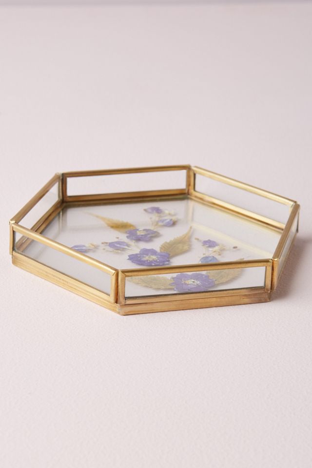 Floral Press Trinket Dish #1