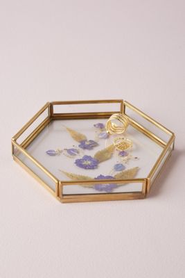 Floral Press Trinket Dish