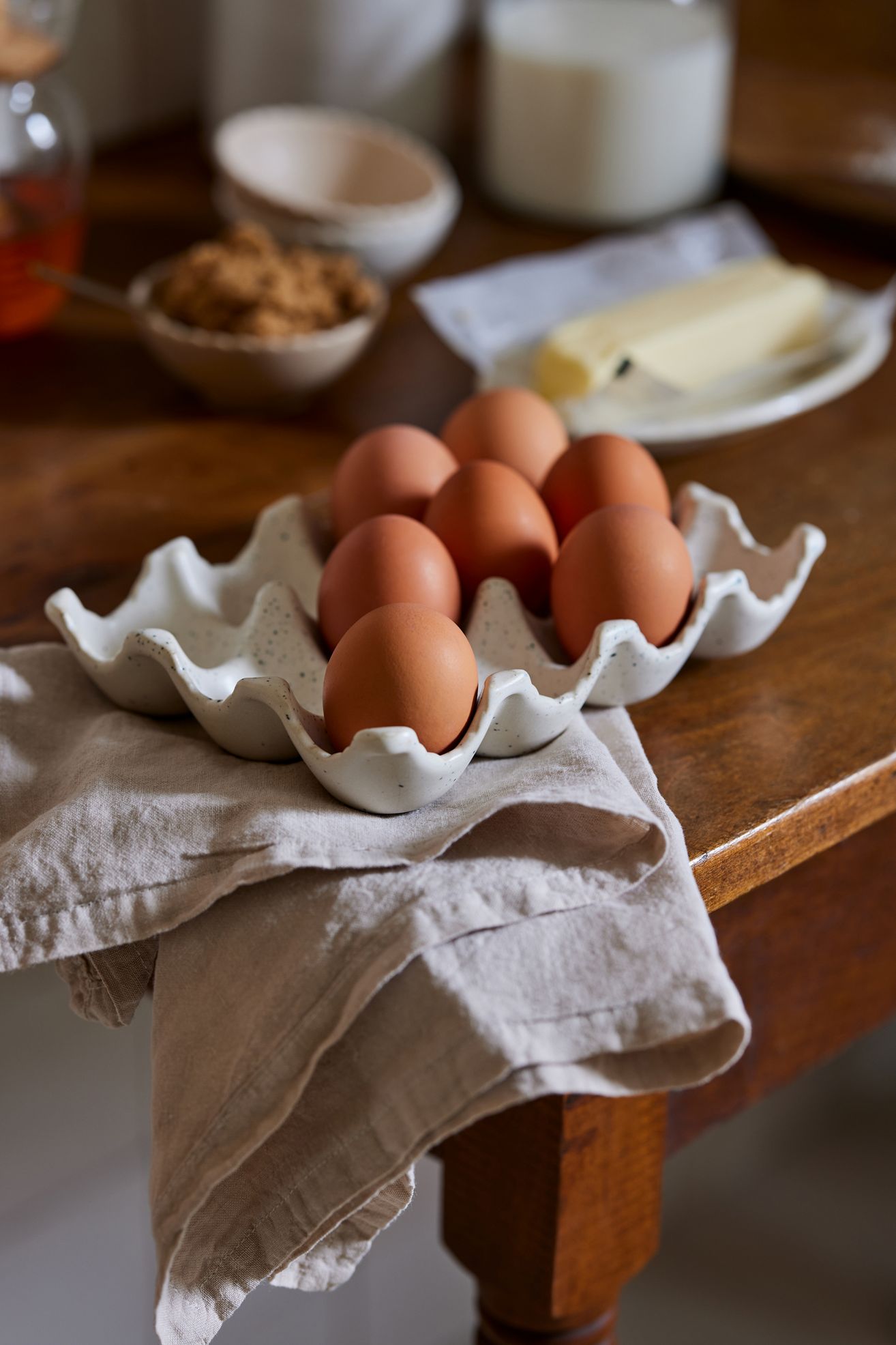 Cottage Egg Crate - Cream, One Size