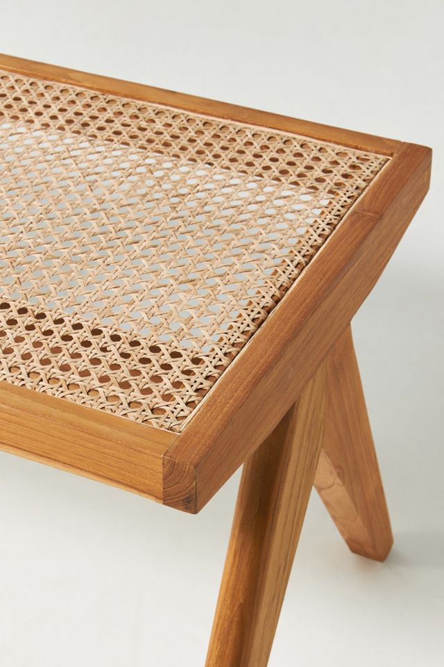 Ashton Caned Teak Bench #2