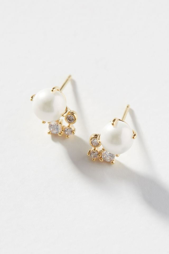 Gemma Pearl Post Earings #1