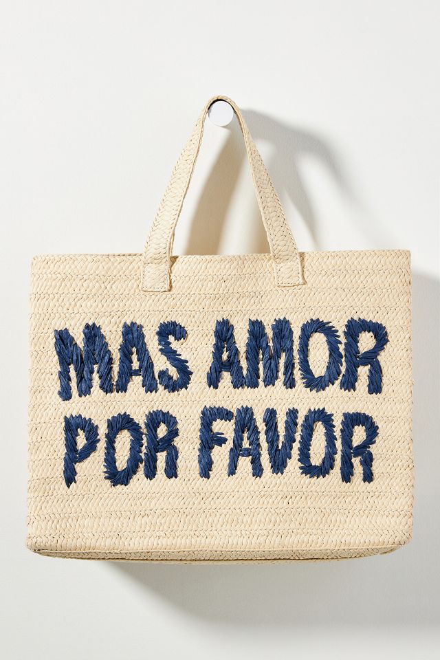 Mucho Mucho Amor Cotton Canvas Tote Bag 