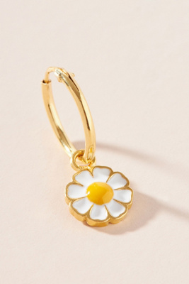 Wilhelmina Garcia Daisy Hoop Earrings | Anthropologie