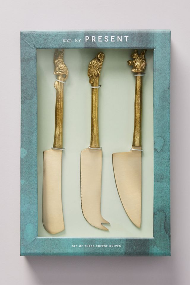 Lovis Woodland Cheese Knives, Set of 3 #1