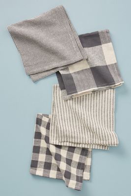 Amber Lewis for Anthropologie Grayston Napkins, Set of 4