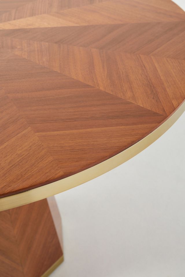 Quillen Marquetry Double Pedestal Dining Table #3