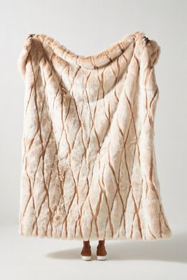 Alpine Faux Fur Throw Blanket