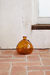 Recycled Glass Vase, Amber #3