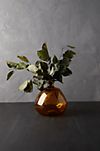 Recycled Glass Vase, Amber #5