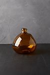 Recycled Glass Vase, Amber #6