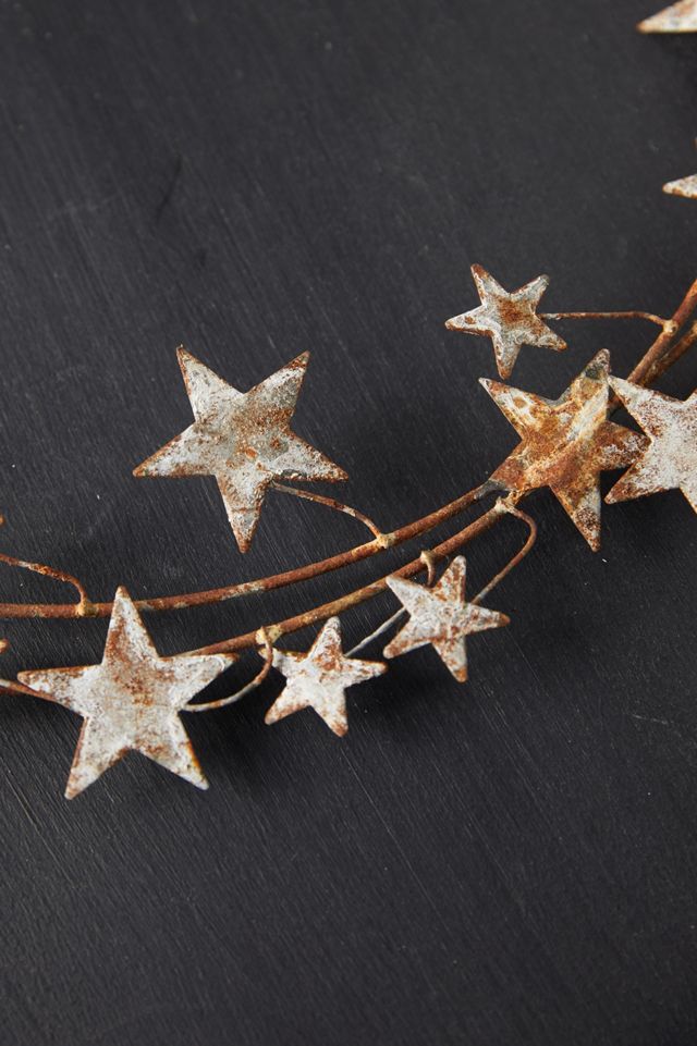 Aged Iron Star Wreath #1