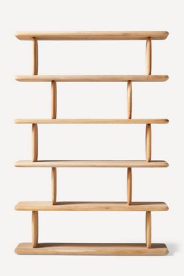 Kalle Sculptural Oak Bookshelf