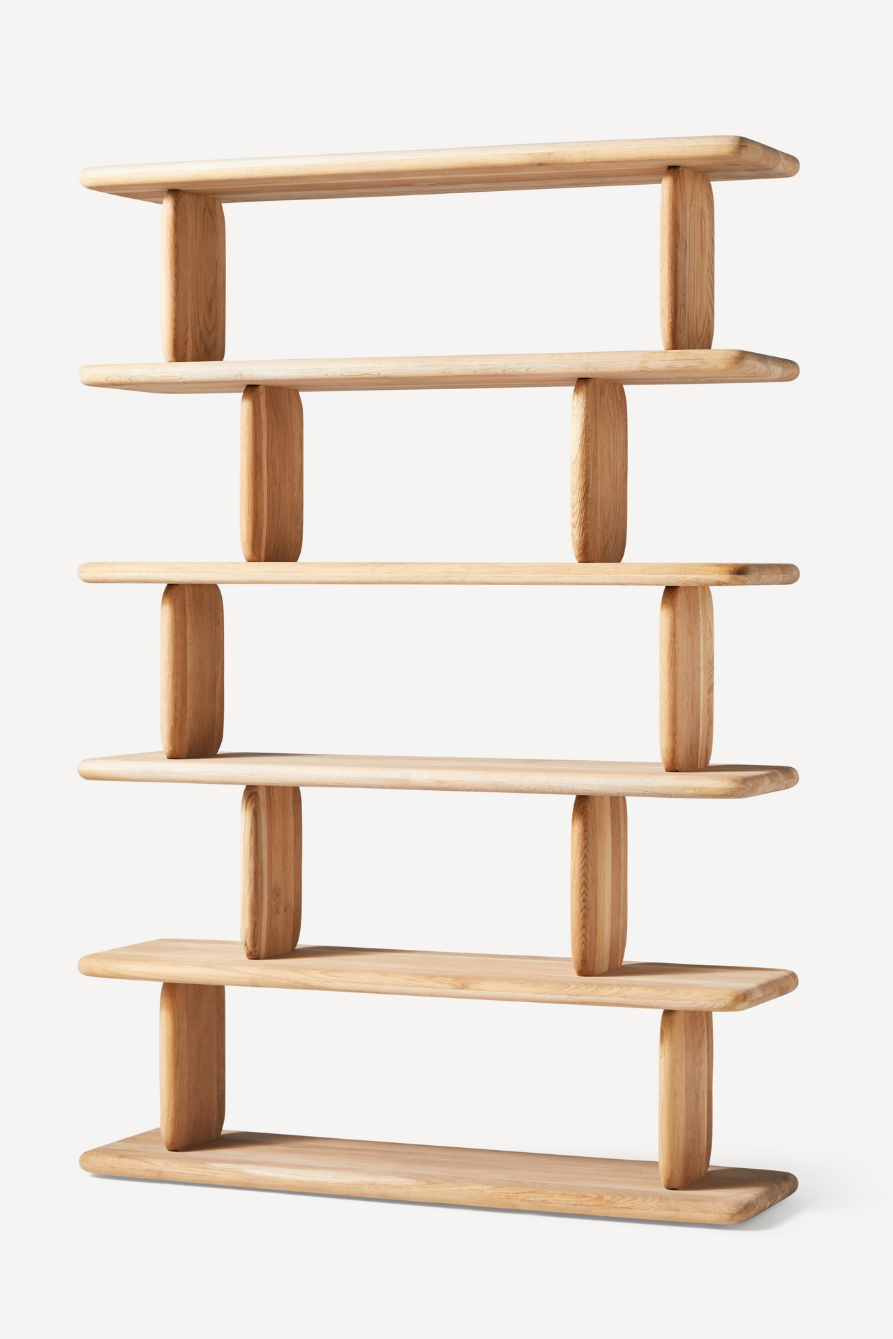 Kalle Sculptural Oak Bookshelf