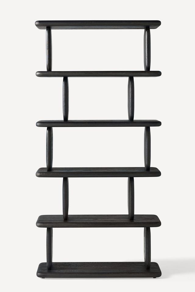 Kalle Sculptural Oak Five-Tier Bookshelf #2