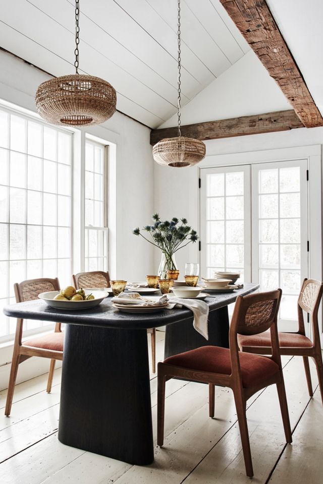 Kalle Sculptural Oak Dining Table AnthroLiving