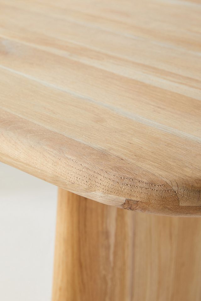 Kalle Sculptural Oak Dining Table #3