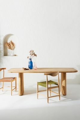 Kalle Sculptural Oak Dining Table