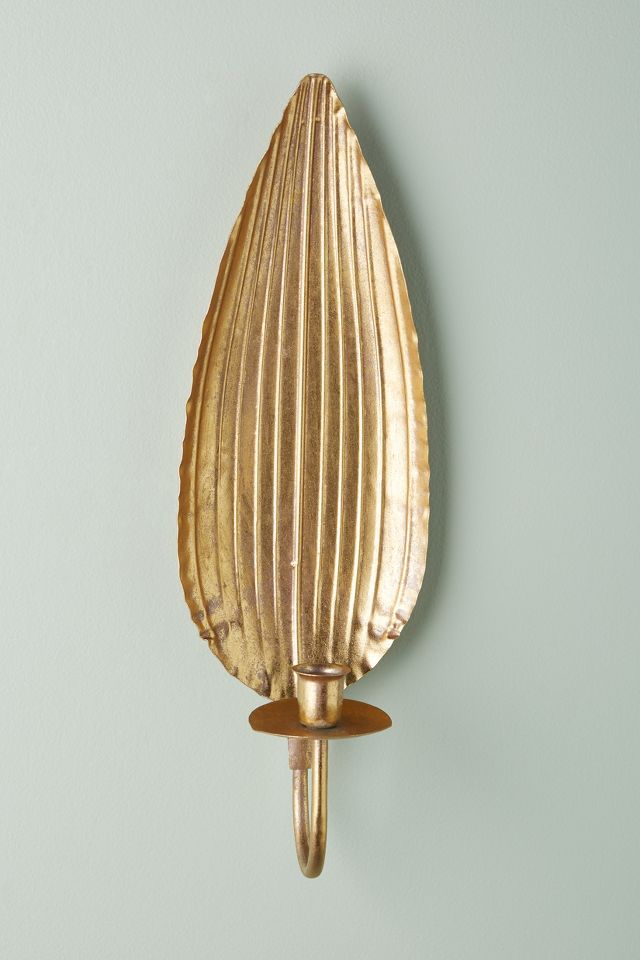 Leaf sconce store