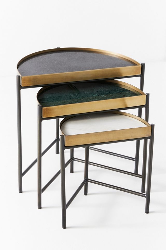 Danika Marble Nesting Table Set #1