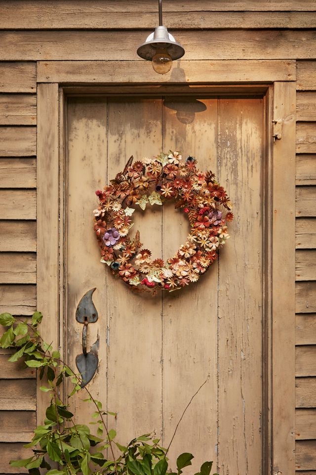Gilded Botanicals Iron + Velvet Wreath #1