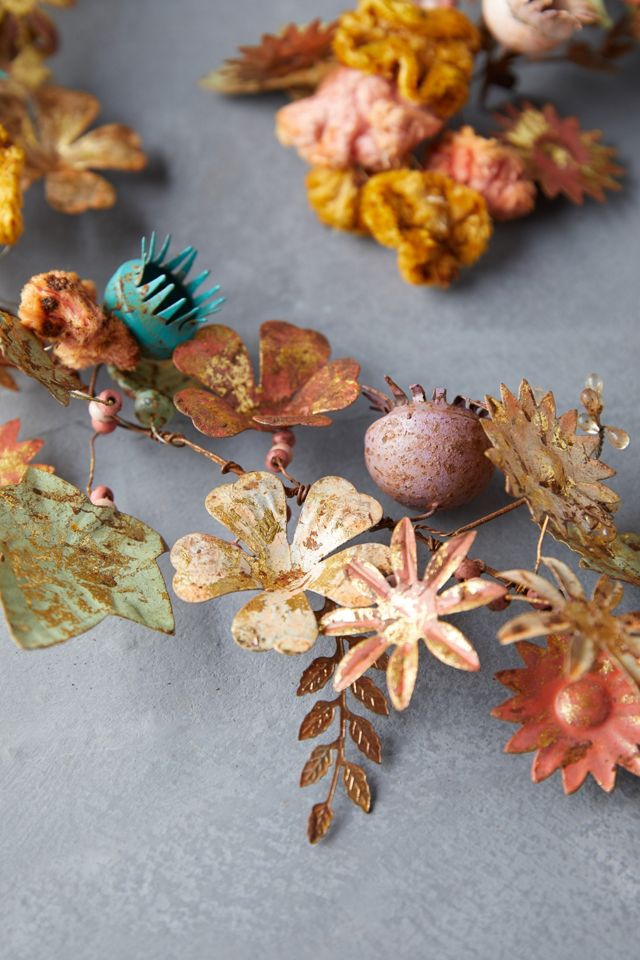 Gilded Botanicals Iron + Velvet Garland #4