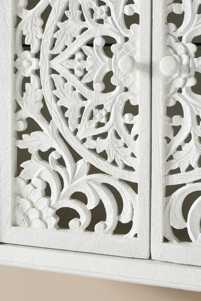 Handcarved Lombok Double Bath Cabinet #2