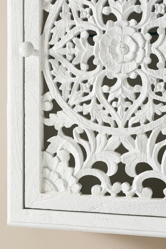 Handcarved Lombok Single Bath Cabinet #3