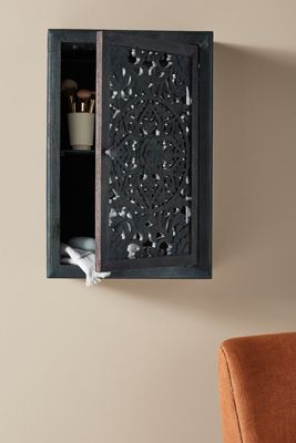 Handcarved Lombok Single Bath Cabinet